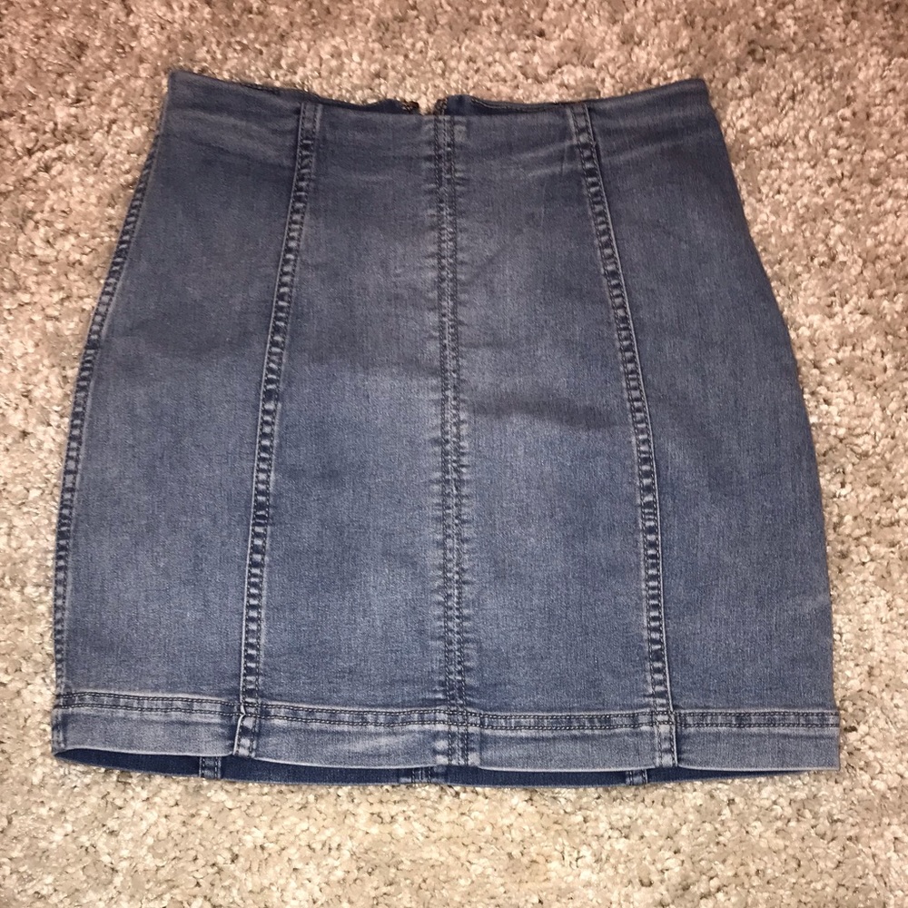 Like new, Freepeople Jean Skirt